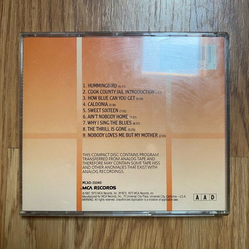 BB King CD used, blues
