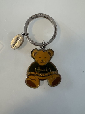 Μπρελόκ Harrods London Teddy Bear μεταχειρισμένο, πολύχρωμο souvenir