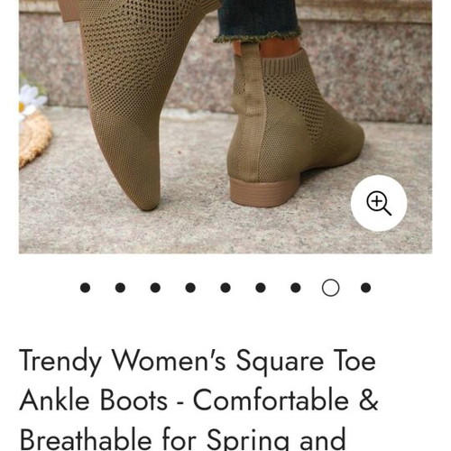 Ankle boots size 41 like new, beige and brown
