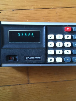 Casio μινι  αριθμονηχανή vintage