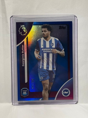 2025 Topps EPL Georginio Rutter #86 Blue card new