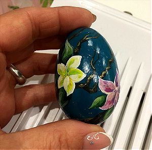 Ξύλινο αυγό (ζωγραφισμένο στο χέρι)