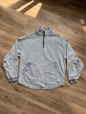 Zara denim sweatshirt like new, size M, colorful