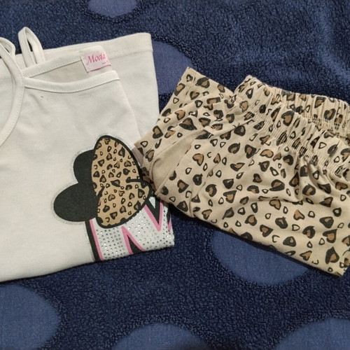 Minnie Mouse summer set for girl size 10, used