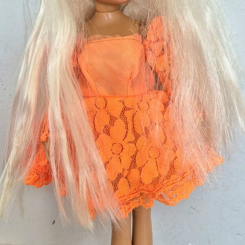 Bibi Bo El Greco doll with own dress, used