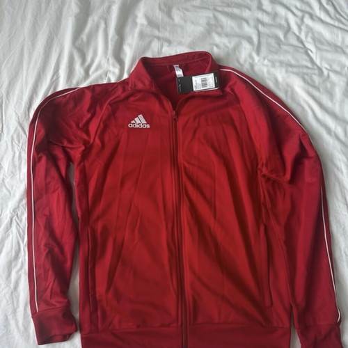 Adidas jacket new, red, size M