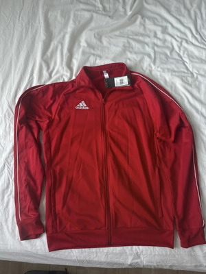 Adidas jacket new, red, size M