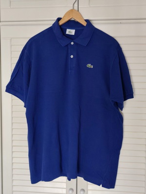 Lacoste ανδρική κοντομάνικη μπλούζα polo σε μπλε, μέγεθος 7