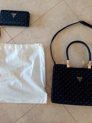 Bag and wallet new, black set