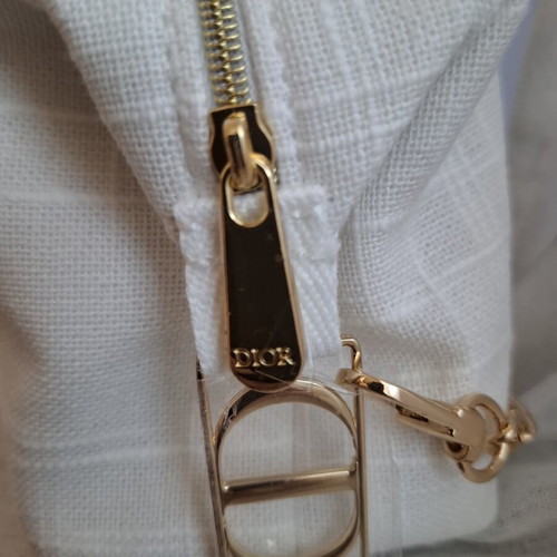 Dior makeup bag with chain strap and travel products new