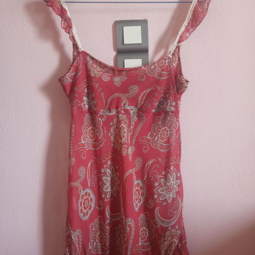 Rebecca Blu women's top pink small used, airy