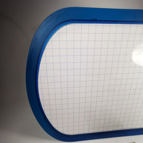 80s Magnetic Teaching Board with Grid 46x61 cm like new