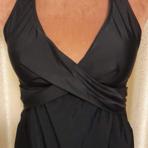 One-piece swimsuit black