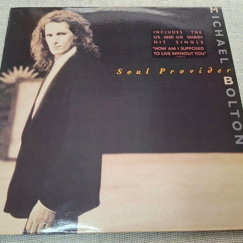 Michael Bolton Soul Provider LP like new, rock