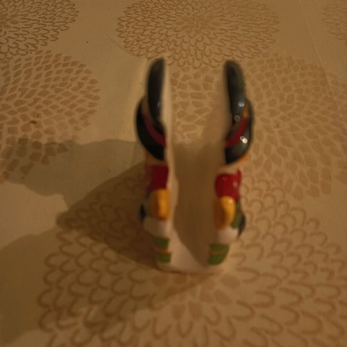 Christmas ceramic napkin holder like new