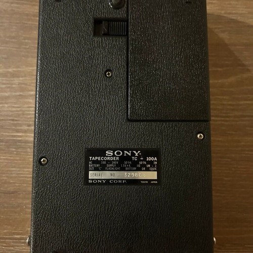 Sony Tape Recorder TC-100A vintage