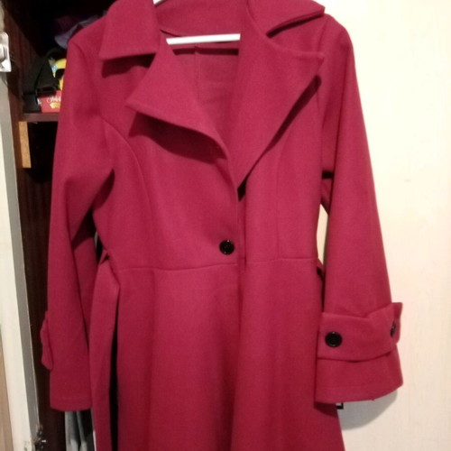 Coat like new, red, size M, chest 100 cm