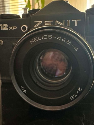 Zenit 12XP with Helios-44M-4 58mm f/2 vintage analog camera like new