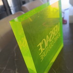 Versace Jeans Couture Neon Plexiglass Sign vintage, μεταχειρισμένο