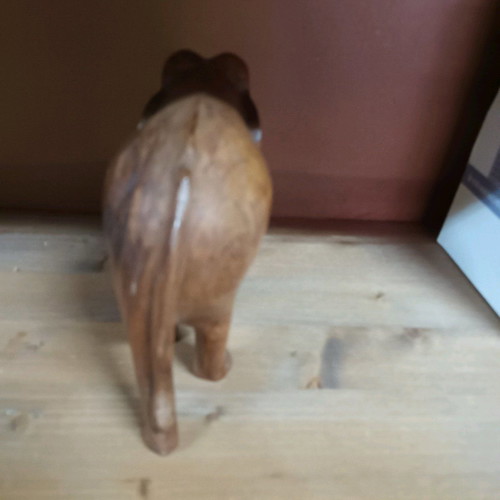 South African wooden elephant like new