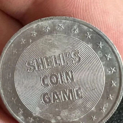 Shell Gas Station Collectible Coin used, plastic