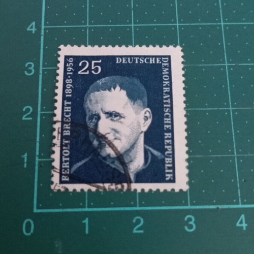 Germany DDR stamps 1957 1st anniversary of Bertolt Brecht like new