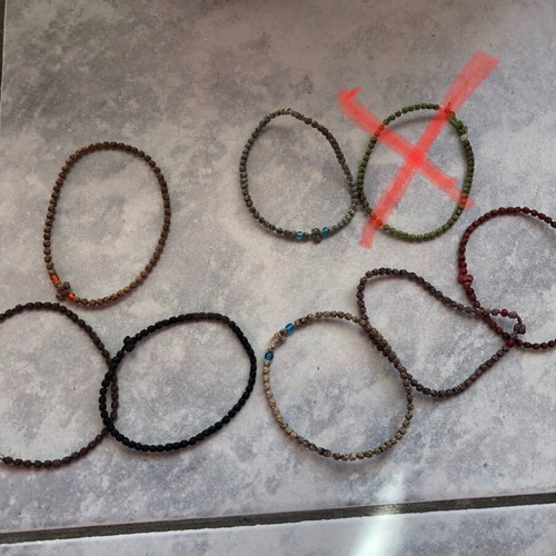 Rosaries like new in various colors