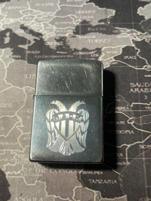 Zippo lighter used with PAOK emblem