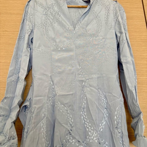 Hugo Boss Kasera-1 dress M new, 100% cotton, blue