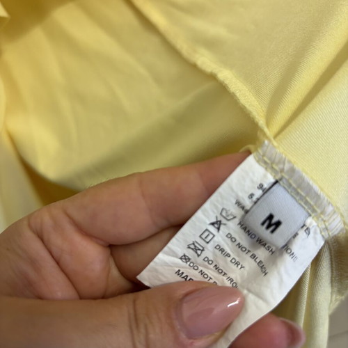 Shein maxi yellow summer dress, size M