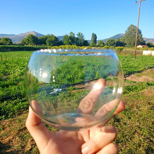 Decorative glass bowl vase vintage like new