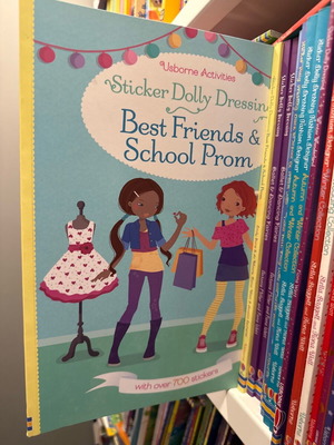 Usborne Activities Sticker Dolly Dressing Best Friends & School Prom new