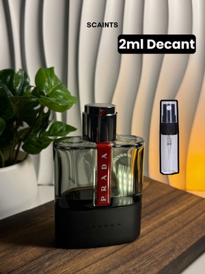Prada Luna Rossa Carbon 2ml decant eau de parfum like new