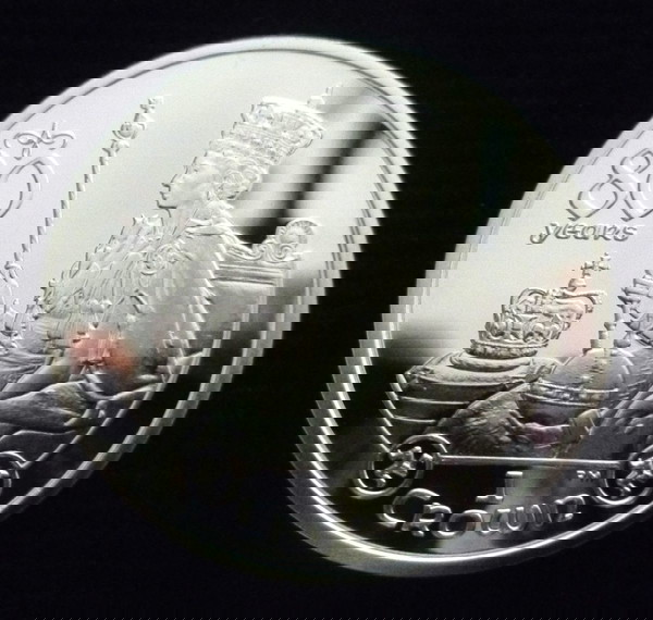  2006 ISLE ON MAN Elizabeth II 80th Birthday-Coronation 1953 ** Silver Proof ** w COA