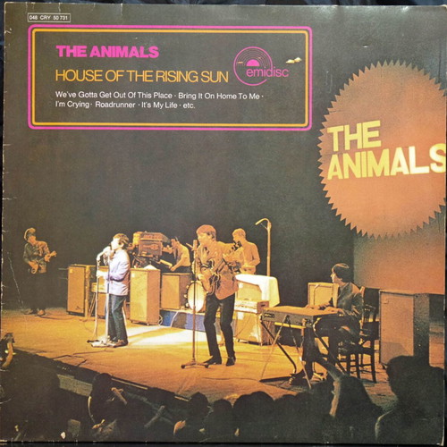 The Animals House Of The Rising Sun vinyl like new, rock