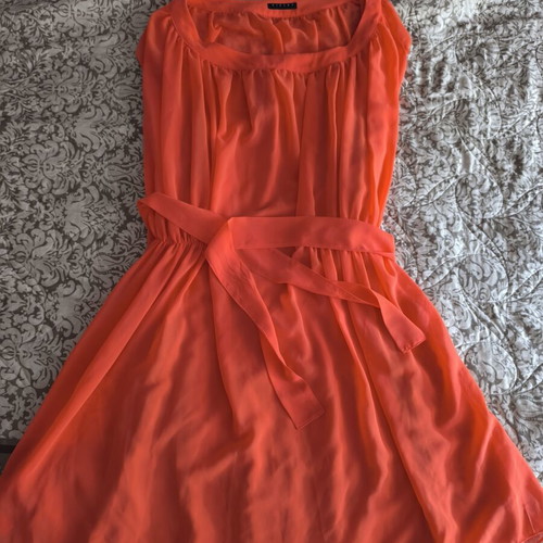 Sisley dress coral size S like new worn 2-3 times