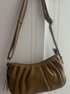 Puccini shoulder bag new, beige and brown