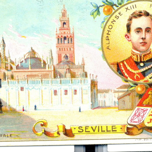 Authentic lithographic advertising cards, pack of 10