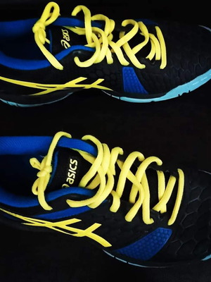 Παπούτσια Asics αθλητικά σαν καινούργια, πολύχρωμα, μέγεθος 36