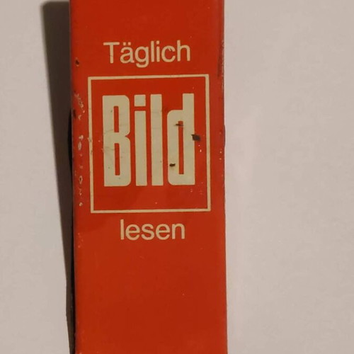 Täglich Bild promotional clip used, 60s-70s, tin material