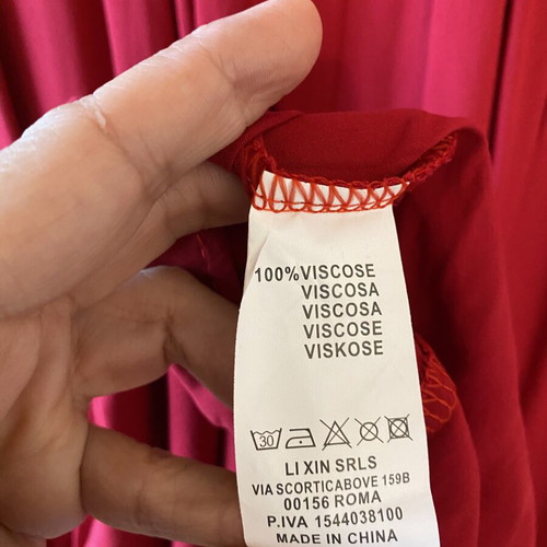 Celestino sleeveless midi dress new, red, size L