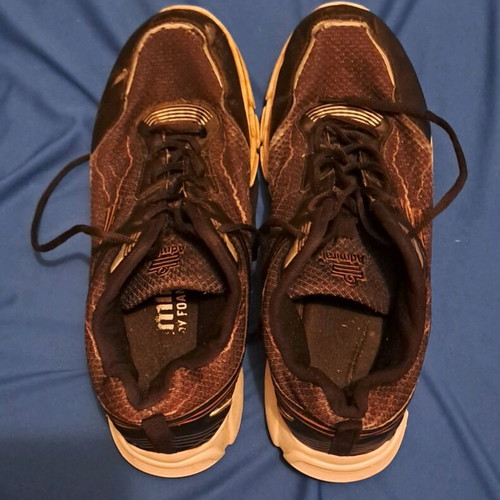 Admiral black sport shoes used, size 44