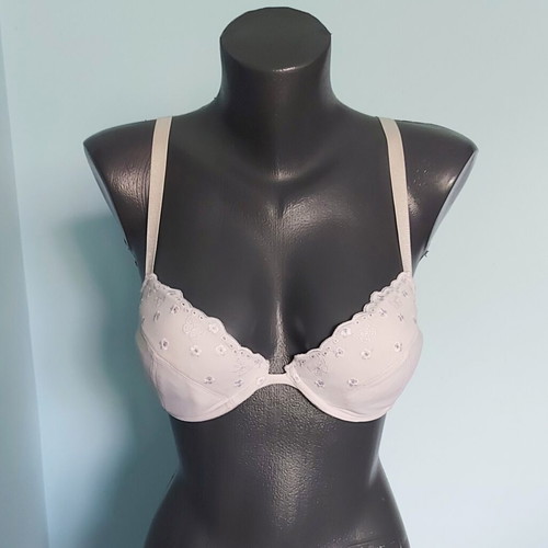 H&M Vintage Wonder Bra Set used, pushup, lace and embroidery