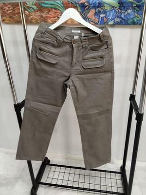 La Redoute women's straight-leg pants size 38, like new, taupe khaki