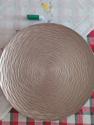 Bronze serving tray