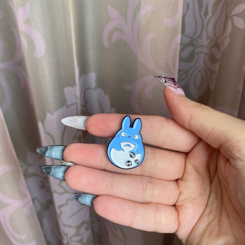Totoro enamel pin new, multicolored anime