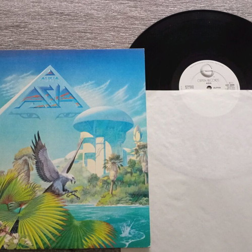 Asia Alpha LP album like new, classic melodic hard rock