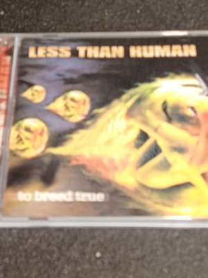 Less Than Human To Breed True CD used, metalcore