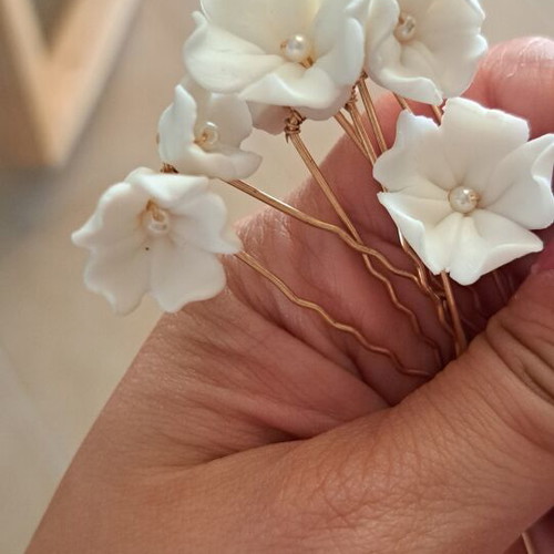 Bridal hair accessories new, set of 18 with free headband