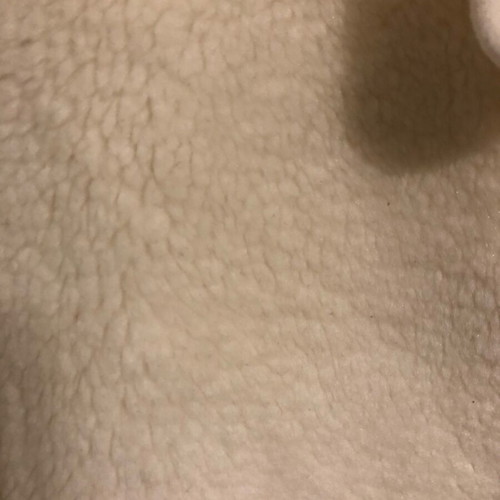 White dress with furry jacket for baby girl like new